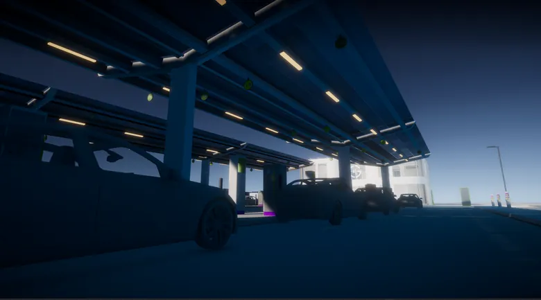 Gridserve digital twin — real-time EV charging and solar infrastructure — view 5 of 6
