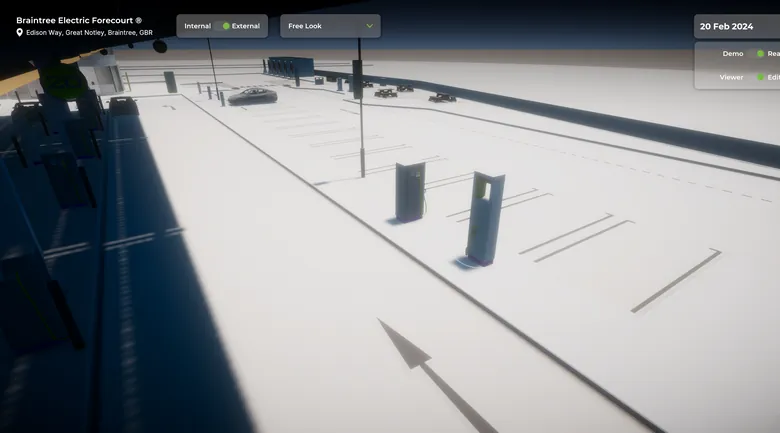 Gridserve digital twin — real-time EV charging and solar infrastructure — view 6 of 6