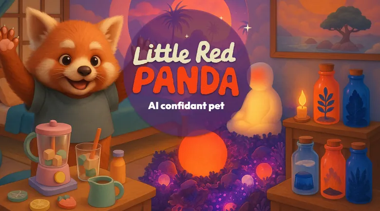 Little Red Panda — AI confidant pet — view 1 of 2
