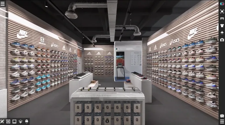 Nike VR retail visualisation tool — view 2 of 6