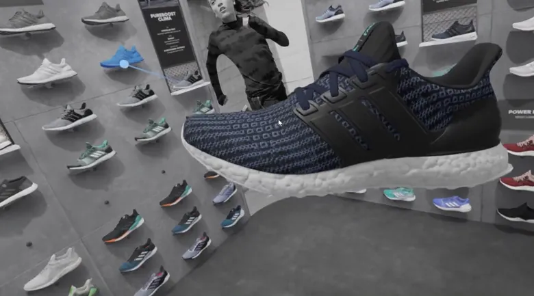 Nike VR retail visualisation tool — view 6 of 6