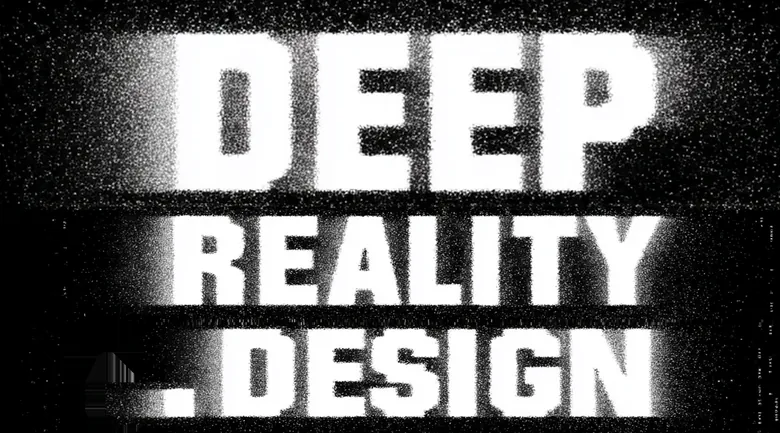 Deep Reality branding — view 2 of 2